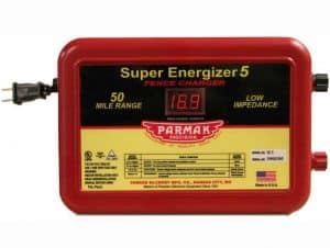 Parmak Super Energizer 5 Low Impedance 110:120 Volt 50 Mile Range Electric Fence Controller SE5