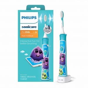 Philips Sonicare HX6321/02 Kids Rechargeable Electric Toothbrush, Blue