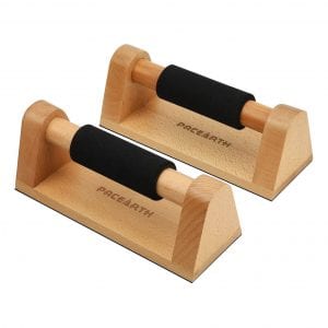 Pacearth Wood Push Up Bars 