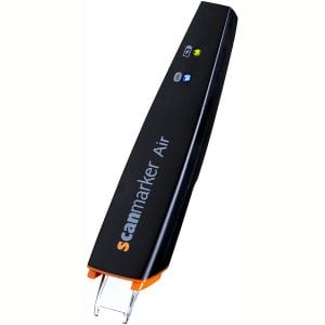 Scanmarker Air Pen Scanner - OCR Digital Highlighter and Reader - Wireless (Mac Win iOS Android) (Black)