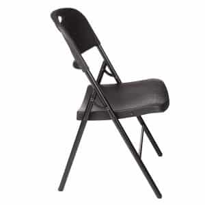 AmazonBasics 6-Pack Folding Plastic Chair with 350-Pound Capacity