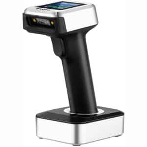 Eyoyo 1D Bluetooth Barcode Scanner, USB Wired:Bluetooth: 2.4G Wireless Connection Wireless Barcode Reader w:TFT Color LCD Screen & Time Prefix Suffix CCD Scanning