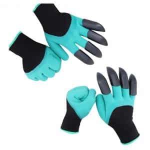 HAODE FASHION 2 Pairs Garden Genie Gloves with Claws