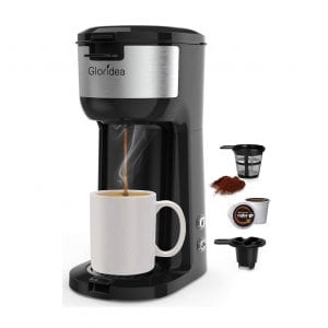 Gloridea Single Serve Coffee Maker, Compact Design