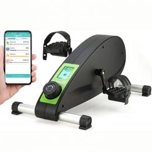 FlintFit Cycli- Bluetooth Portable Stationary Cycle Under Desk Cycle for Calorie Burning