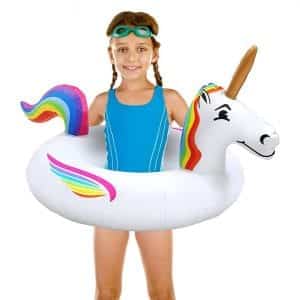 Gofloats Inflatable Unicorn Pool Tube for Adults & Kids