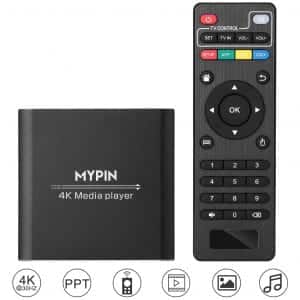 MYPIN 4K Media Player with Remote Control