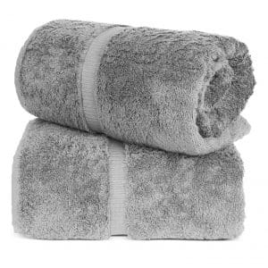 Turkuoise Turkish Towel Super Soft and Luxury Bath Sheets (Gray)