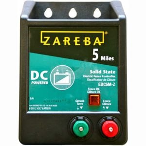 Zareba EDC5M-Z 5-Mile Battery Operated Solid State Electric Fence Charger