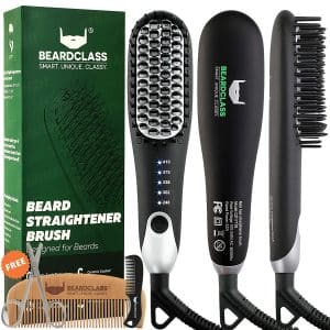 BEARDCLASS Premium Electric Beard Straightener