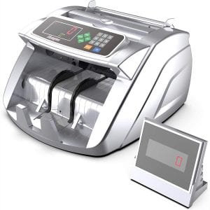Bill Counter Machine Kaegue Money Counter Counting Cash Machine with UV:MG:IR Detector Business Grade Currency Cash Counter,Counterfeit Bill Detection