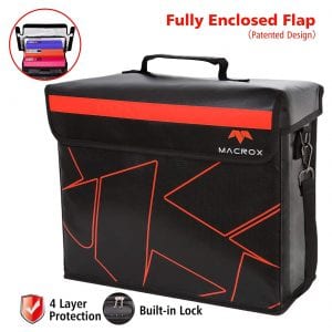 Flypal Fireproof Extra Large Document, Black