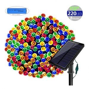 Solarmks Outdoor Solar Christmas Lights with 8 Modes