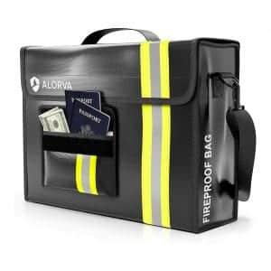 Alorva Firefighter Designed Waterproof and Fireproof Document Bag