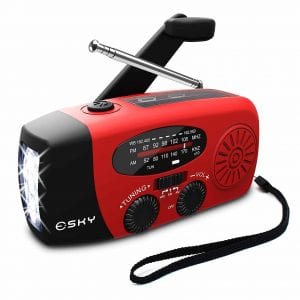 Esky Portable Radio Self-Powered with 3-LED Flashlight