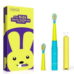 Fairywill Kids Smart Timer Electric Toothbrush with 3 Modes