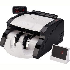 GStar Money Counter with UV:MG Counterfeit Bill Detection Plus External Display and 2 Year Warranty