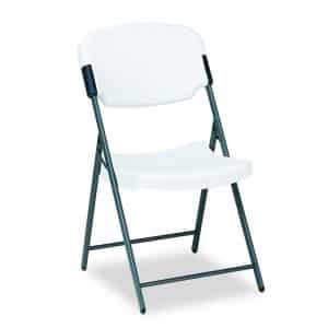 Iceberg ICE64003 High-Density Plastic Folding Chair with Steel Frame