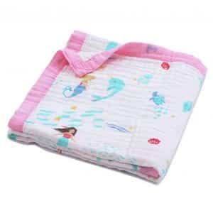 Jay & Ava Baby Blanket (Pink Mermaid)