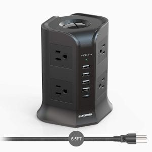 SAFEMORE Power Strip Tower