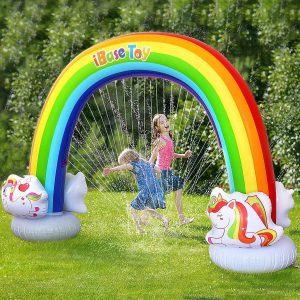 #09.iBaseToy Rainbow Sprinkler for Kids