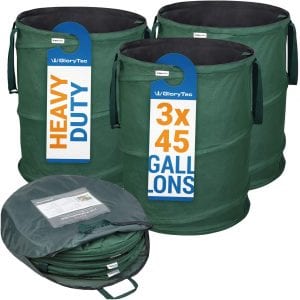GloryTec 3-Pack 45 Gallons Collapsible Leaf Bag
