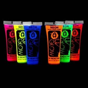 UV Glow 0.34oz Blacklight Body Paint Kit