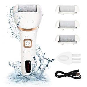 DIOZO Electric Callus Remover IPX7 Waterproof 3 Roller Heads