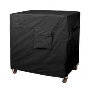 Hersent 80 Quart Rolling Ice Patio Cooler Cover, Universal Size (Black)
