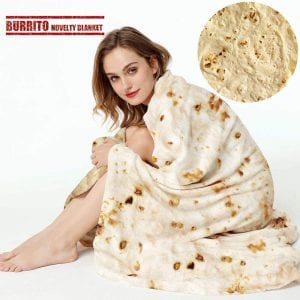 LetsFunny Burrito Tortilla Human Blanket