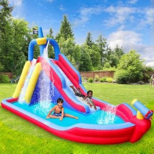 RETRO JUMP Pirate Boat Inflatable Water Slide