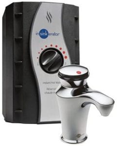 InSinkErator Contour Instant Hot Water Dispenser System - Faucet & Tank, Chrome, H-CONTOUR-SS