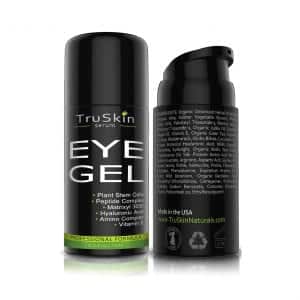 TruSkin Naturals Best Eye Gel for Wrinkles 75% Organic