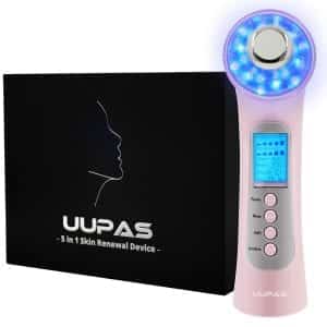 UUPAS 5 in1 Skin Tightening Facial Machine - Face Lifting Device for Wrinkle Remover, Massage, Anti-Aging, Skin Rejuvenation, Skin Care