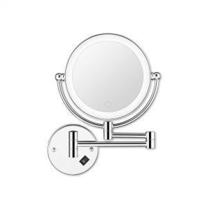 BRIGHTINWD Wall Mounted Makeup Mirror