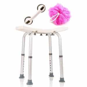 Dr. Maya Anti-Slip Adjustable Shower and Bath Chair with Free Suction