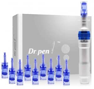 Dr. Pen Ultima A6 Electric Wireless Professional Skincare Kit including- 10 Cartridges - 5 x 12 Pin, 5 x 36 Pin