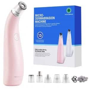NEWDERMO 2-IN-1 Microdermabrasion Machine for Facial, Diamond Microdermabrasion Device USB Rechargeable
