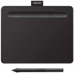 Wacom Intuos Graphics Drawing Tablet with Bonus Software, 7.9" X 6.3", Black (CTL4100)