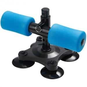 CORATED Sit Up Bar for Floor - 6 Adjustable Positions (Blue)