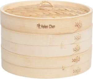 Helen Chen's Asian Kitchen 10" Bamboo Steamer Basket