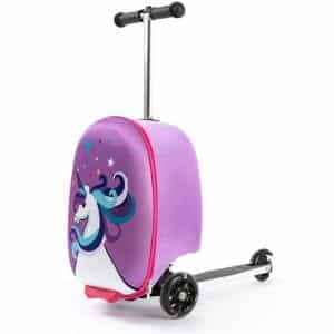 Kiddietotes Hardshell Scooter Suitcase with Light-Up LED Wheels