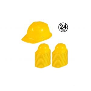 Funny Party 24 Pack Plastic Construction Party Hats