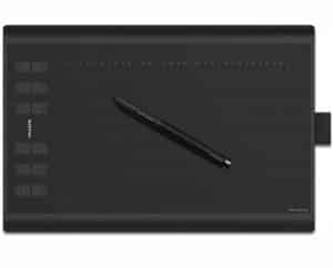 HUION New 1060 Plus Graphic Drawing Tablet with 8192 Pen Pressure 12 Express Keys and Built-in 8GB MicroSD Card