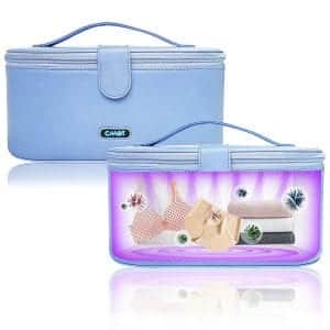 Cahot UV Sterilizer Bag with 8 UV-C LED Lights, Large UV Sanitizer Box for Cell Phone, Wallet, Bottle, Toys, Beauty Tools and Clothes, Portable UV Light Travel Makeup Bag