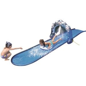 Jilong Slip & Slide Water Slide with a Racing Raft & Water Sprayer