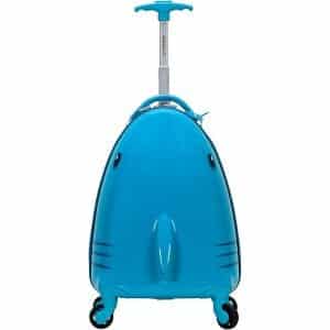 Rockland Kids' Carry-On 19 Spinner Luggage, Shark