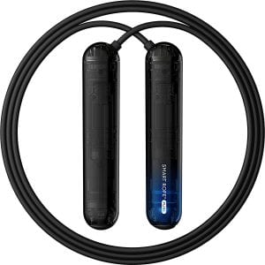 Tangram Smart Rope Pure (Bluetooth 4.0 Enabled Jump Rope, Jump Counter, Smart Phone Connected App, Smooth Ball Bearing Rotation)