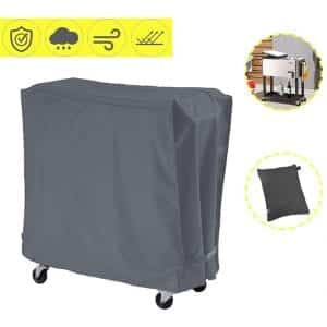 AKEfit Universal Outdoor Cooler Cart Cover with Handles (Grey)