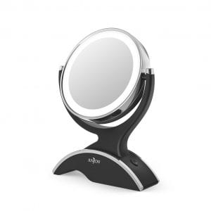 Anjou LED Lighted Makeup Mirror, 360° Rotation